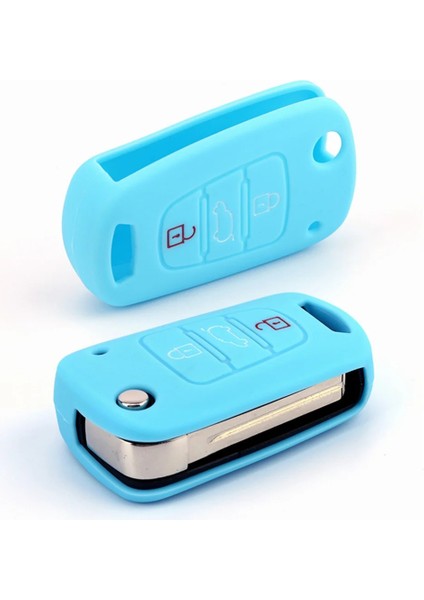 Mor Araba Styling Anahtar Kılıfı Silikon Uzaktan Anahtar Cilt Tutucu Fob Kia Rio K2 K5 Soul Venga Picanto Sorento Ceed Sportage Cerato (Yurt Dışından) modelleri