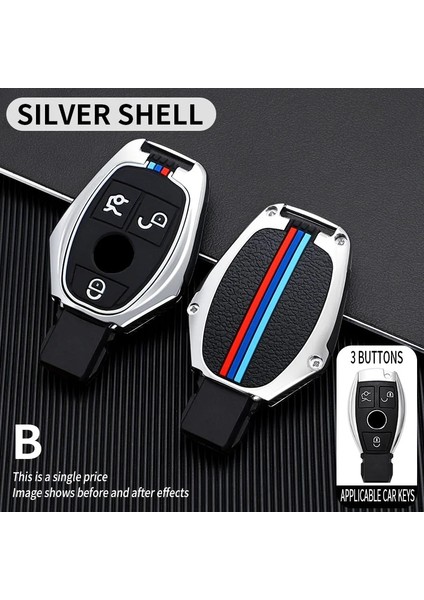 Yeşil Araba Anahtarı Kılıf Kapak Anahtar Çanta Mercedes Benz A B Lass Amg Gla Cla Glc W176 W221 W204 W205 Aksesuarları Tutucu Kabuk Anahtarlık (Yurt Dışından)