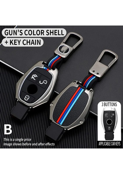 Yeşil Araba Anahtarı Kılıf Kapak Anahtar Çanta Mercedes Benz A B Lass Amg Gla Cla Glc W176 W221 W204 W205 Aksesuarları Tutucu Kabuk Anahtarlık (Yurt Dışından) fiyatları