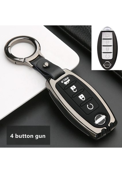 Sadece Anahtarlık Tabancası Araba Çinko Alaşım Anahtar Kılıfı Nissan X-Trail T32 Murano Qashqai Versa Tidda Küp Infiniti Ex Fx G25 FX35 Ex Araba Styling (Yurt Dışından) fırsatları