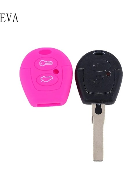 Mor Volkswagen Polo Golf Passat Için Silikon Akıllı Anahtar Durum Bora Sharan Skoda Octavia Fabia Koltuk Corboda Leon Ibiza Tutucu Cilt Kapak (Yurt Dışından) modelleri