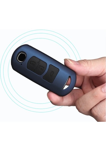 B-Karbon Siyahı Licon Karbon Fiber Araba Anahtarı Kapağı Mazda Cx-4 Cx-5 Cx-7 Cx-9 Cx-3 Cx 5 Oto Akıllı Uzaktan Koruyucu Kılıf (Yurt Dışından) modelleri