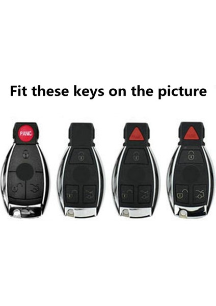 Yeşil Araba Anahtarı Kılıf Kapak Anahtar Çanta Mercedes Benz A B Lass Amg Gla Cla Glc W176 W221 W204 W205 Aksesuarları Tutucu Kabuk Anahtarlık (Yurt Dışından) fırsatları