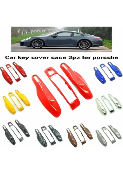 Kahverengi 3pz Akıllı Anahtar Orta + Yan Kapak Muhafaza Kabuk Kapak Kılıf Için Porsche Boxster Cayenne Panamera Macan Cayman (Yurt Dışından) fiyatları