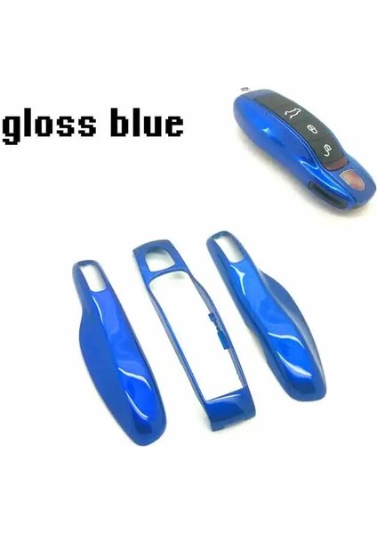 Kahverengi 3pz Akıllı Anahtar Orta + Yan Kapak Muhafaza Kabuk Kapak Kılıf Için Porsche Boxster Cayenne Panamera Macan Cayman (Yurt Dışından) modelleri