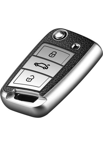 Kırmızı-Anahtarlık 2021 Yeni Yumuşak Tpu Araba Anahtarı Durum Kapağı Volkswagen Vw Golf 7 Mk7 Tiguan Mk2 Skoda Octavia A7 Kodiaq Için (Yurt Dışından) fiyatları