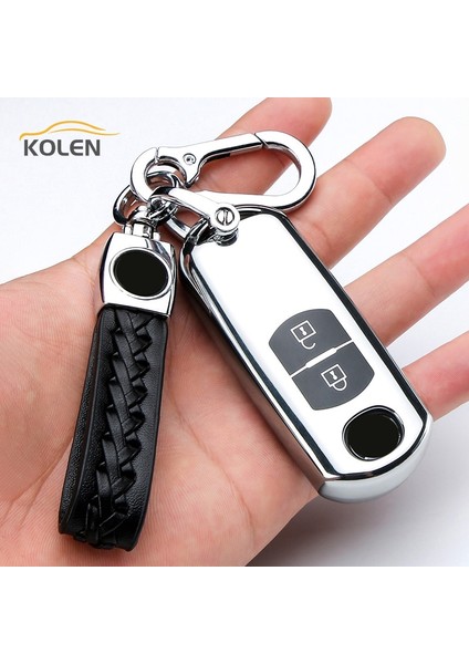 Pembe Yumuşak Tpu Araba Uzaktan Anahtar Kılıfı Kabuk Fob Mazda Bl Bm Gj Atenza Axela Cx-5 Cx-7 Cx-3 Cx-9 Mx-5 Ke Kf Aksesuarları (Yurt Dışından) fırsatları