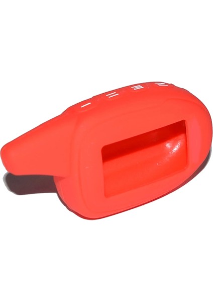 Kırmızı M7 Silikon Anahtar Kılıfları Cilt Scher Khan Magicar Rus Iki Yönlü Araba Alarmı LCD Uzaktan Kumanda Fobs Koruyucu Kapak (Yurt Dışından)