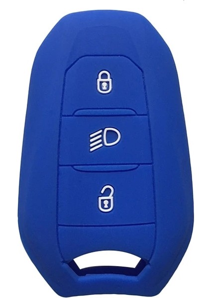 Açık Mavi Kabuk Kapak Tutucu Araba Anahtarlık Durumda Ds5 Ds6 Peugeot 208 Ds3 Citroe X7 Silikon Kauçuk Akıllı Uzaktan Anahtar Kapak (Yurt Dışından) indirimleri