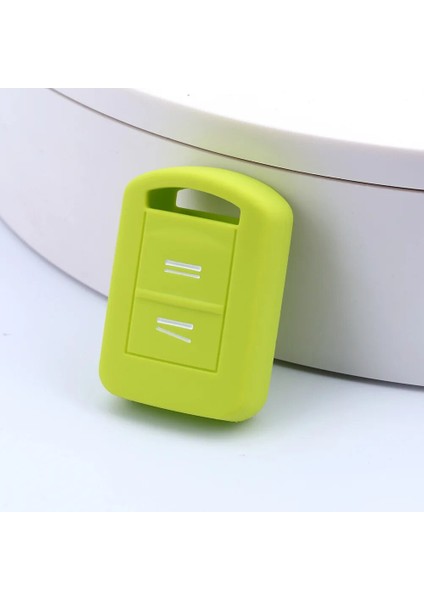 Elma Yeşili 2 Düğmeler Silikon Araba Anahtarı Kapağı Kılıf Seti Opel Vauxhall Corsa C Agila Meriva Combo Uzaktan Anahtarlık Için Koruma (Yurt Dışından)