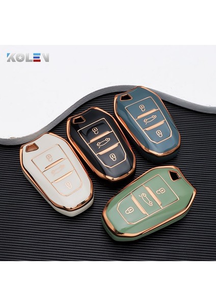 Anahtarlık Siyah Tpu Araba Uzaktan Anahtar Kılıfı Kabuk Peugeot Citroe-Xr Picasso Grand Ds3 Ds5 Için (Yurt Dışından) modelleri