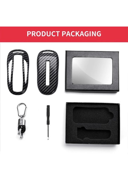 Siyah Yeni Abs Karbon Fibe Araba Uzaktan Anahtar Tam Kapak Kılıf Kabuk Tesla Model 3 Model S Model x Araba Akıllı Anahtar Aksesuarları Tutucu Fob (Yurt Dışından) fırsatları