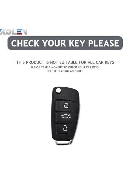 Anahtarlık Kırmızı Moda Tpu Araba Flip Anahtar Kılıfı Kabuk Audi A1 Al A4 A5 B6 B7 A6 Af Q3 Q5 Q7 Q8 Tt Rs Aksesuarları (Yurt Dışından) modelleri
