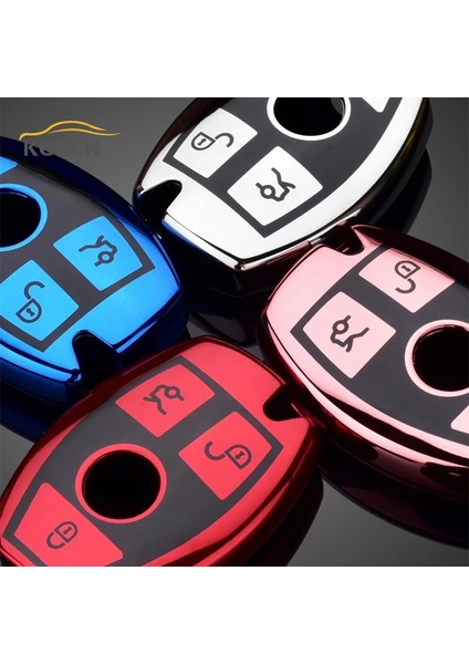 Sadece Pembe Kılıf Yumuşak Tpu Araba Uzaktan Anahtar Kılıfı Fob Mercedes Bnez Cla Glc Gla Glk W203 W210 W211 W204 W176 A B C R Sınıfı Amg Aksesuarları (Yurt Dışından) fiyatları