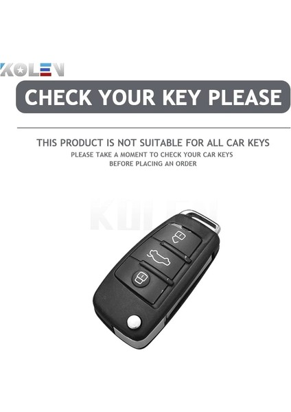 Metal Anahtarlık Yeni Tpu Araba Anahtarı Kılıf Kapak Kabuk Audi A1 Al A4 A5 B6 B7 A6 Af Q3 Q5 Q7 Tt Rs Tutucu Koruyucu Fob (Yurt Dışından) fırsatları