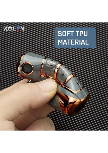 Metal Anahtarlık Yeni Tpu Araba Anahtarı Kılıf Kapak Kabuk Audi A1 Al A4 A5 B6 B7 A6 Af Q3 Q5 Q7 Tt Rs Tutucu Koruyucu Fob (Yurt Dışından) indirimleri