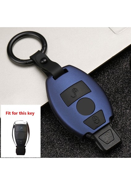 Bir Mavi Araba Anahtarı Kılıf Kapak Koruma Kabuk Mercedes Benz E C Sınıfı Için Aksesuarları Kapakları W204 W212 W176 Glc Cla Gla Araba Styling (Yurt Dışından)