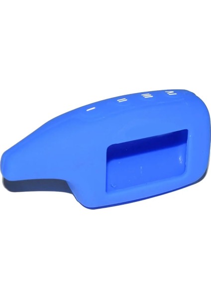 Mavi Silikon Anahtar Kutu Scher Khan Magica V Logicar Ab Iki Yönlü Araba Alarmı M5 LCD Anahtarlık Uzaktan Kumanda Koruyucu Kapak Cilt (Yurt Dışından)