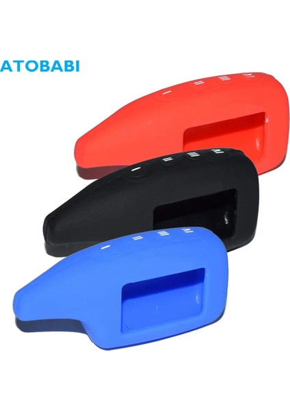 Mavi Silikon Anahtar Kutu Scher Khan Magica V Logicar Ab Iki Yönlü Araba Alarmı M5 LCD Anahtarlık Uzaktan Kumanda Koruyucu Kapak Cilt (Yurt Dışından) fiyatları