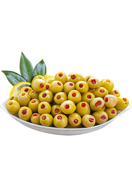 Kahvaltılık Biberli Yeşil Zeytin 5 kg