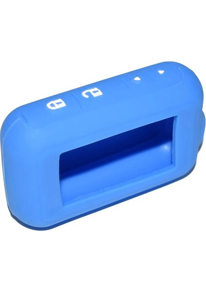 Mavi Silikon Araba Anahtarı Durumda Starline E63 E90 E91 E60 E61 E95 E65 E66 2 Yönlü Araba Alarmı LCD Uzaktan Kumanda Anahtarlık Verici Kapak (Yurt Dışından)