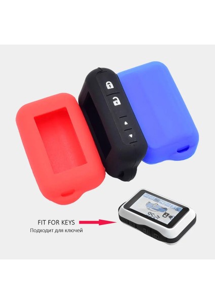 Mavi Silikon Araba Anahtarı Durumda Starline E63 E90 E91 E60 E61 E95 E65 E66 2 Yönlü Araba Alarmı LCD Uzaktan Kumanda Anahtarlık Verici Kapak (Yurt Dışından) fiyatları