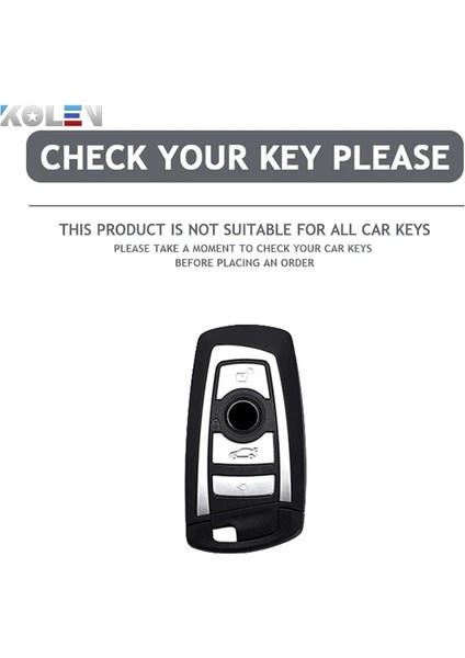 Metal Anahtarlık Moda Tpu Araba Uzaktan Anahtar Kılıfı Kabuk Bmw Serisi X1 X3 X4 X5 F10 F15 F16 F20 F30 F18 F E34 Aksesuarları (Yurt Dışından)
