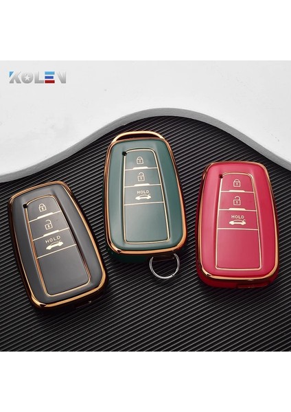 Metal Anahtarlık Moda Tpu Araba Uzaktan Anahtar Kılıfı Kabuk Fob Toyota Corolla Prius Camry Chr C-Hr Rav4 Altis Land Cruiser Prado Anahtarsız (Yurt Dışından) fiyatları