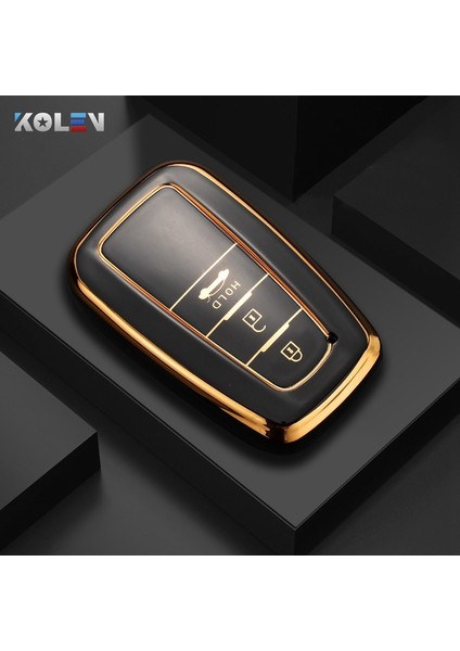 Metal Anahtarlık Moda Tpu Araba Uzaktan Anahtar Kılıfı Kabuk Fob Toyota Corolla Prius Camry Chr C-Hr Rav4 Altis Land Cruiser Prado Anahtarsız (Yurt Dışından) indirimleri
