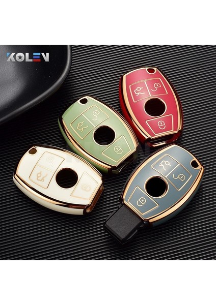 Anahtarlık Kırmızı Tpu Araba Uzaktan Anahtar Kılıfı Kabuk Mercedes Benz A C E S G Sınıfı Gla Cla Glk Glc W204 W463 W176 W251 W205 Koruyucu Tutucu (Yurt Dışından) fiyatları