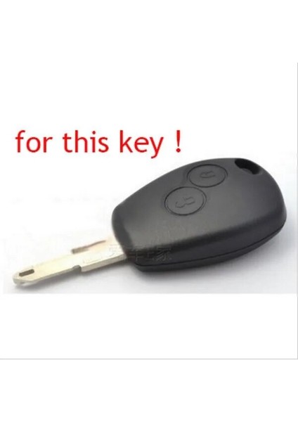 Sarı ile Balck Renault Clio Scenic Megane Duster Sandero Captur Için Silikon Araba Anahtarı Kapağı Anahtar Kasa Kapağı (Yurt Dışından)