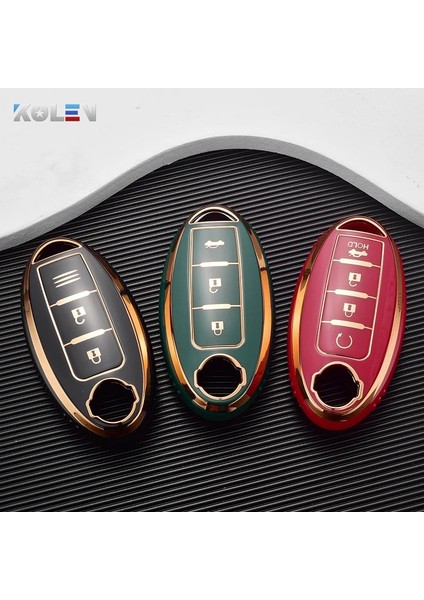 Anahtarlık Kırmızı Tpu Araba Uzaktan Anahtar Kılıfı Kabuk Nissan Qashqai X-Trail Juke J10 J11 Tiida Altima Pathfinder Infiniti Için Kicks (Yurt Dışından) fiyatları