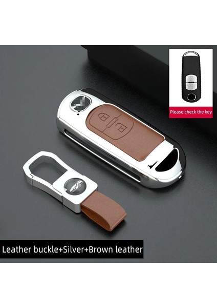 Yeşil Çinko Alaşım Araba Uzaktan Anahtar Kılıfı Mazda Axela Atenza Cx-5 Cx5 Cx-7 Cx Araba Aksesuarları (Yurt Dışından)