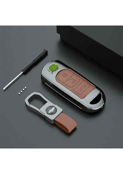 Yeşil Çinko Alaşım Araba Uzaktan Anahtar Kılıfı Mazda Axela Atenza Cx-5 Cx5 Cx-7 Cx Araba Aksesuarları (Yurt Dışından) modelleri
