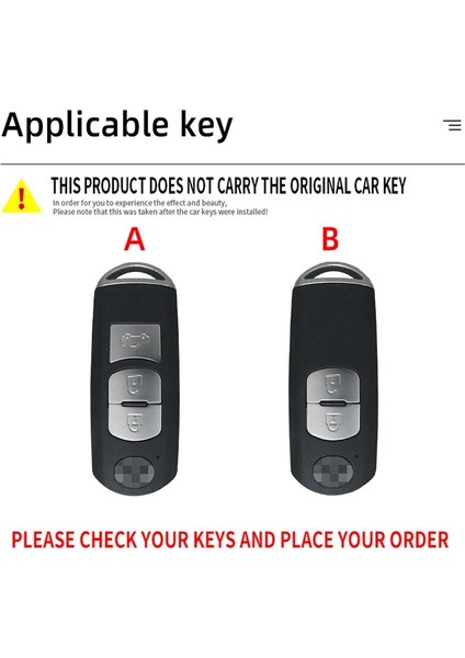 Yeşil Çinko Alaşım Araba Uzaktan Anahtar Kılıfı Mazda Axela Atenza Cx-5 Cx5 Cx-7 Cx Araba Aksesuarları (Yurt Dışından) indirimleri