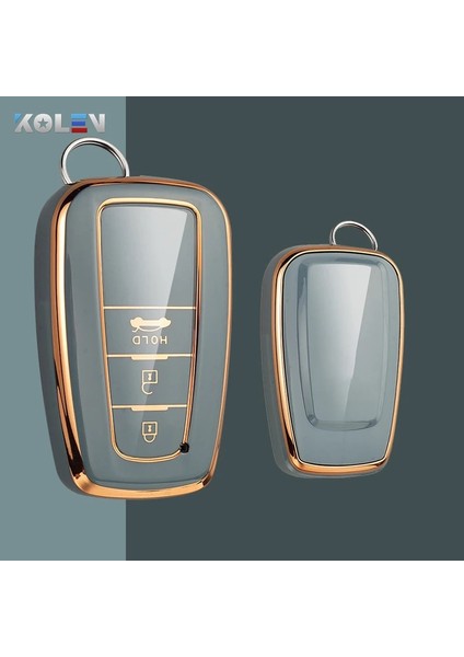 Anahtarlık Kırmızı Tpu Araba Uzaktan Anahtar Kılıfı Kabuk Fob Toyota Corolla Prius Camry Chr C-Hr Rav4 Altis Land Cruiser Prado Koruyucu Tutucu (Yurt Dışından) fiyatları