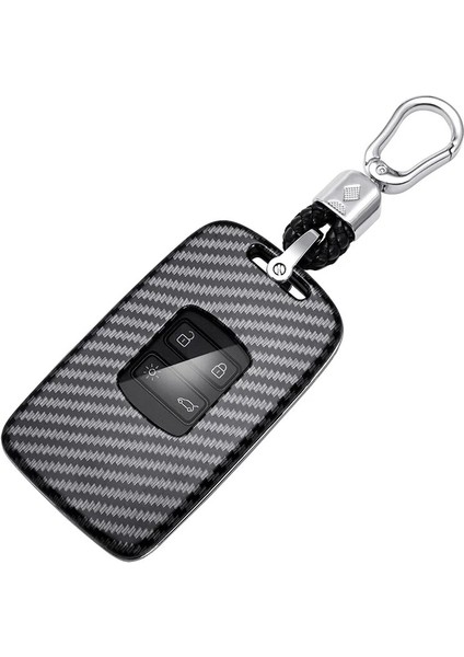 Derin Altın Kabuk Karbon Fiber Uzaktan Araba Anahtarı Durum Renault Megane Koleos Kadjar Tılsım Espace Captur Clio Fob Araba Anahtarı Kapağı (Yurt Dışından)