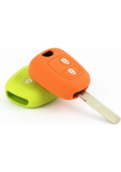 Beyaz Silikon Anahtar Araba Kılıf Koruyucu Uzaktan Anahtar Kapağı Peugeot Için Citroeasso Toyota Aygo Için (Yurt Dışından) modelleri