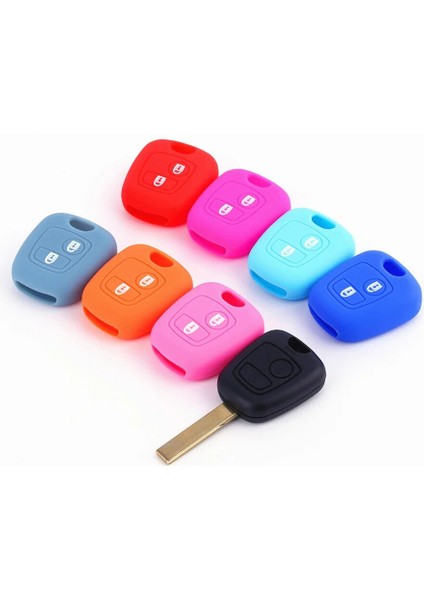 Beyaz Silikon Anahtar Araba Kılıf Koruyucu Uzaktan Anahtar Kapağı Peugeot Için Citroeasso Toyota Aygo Için (Yurt Dışından) indirimleri