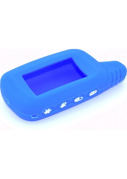 Mavi Silikon Anahtar Kutu Pantera Slk Rs 625RS 650RS 675RS Araba Alarmı LCD Uzaktan Kumanda Kapak Korumak (Yurt Dışından)