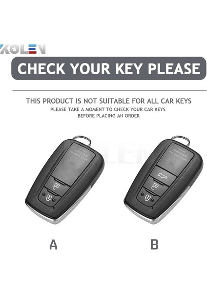 Anahtarlık Kırmızı Tpu Araba Uzaktan Anahtar Kılıfı Kabuk Fob Toyota Corolla Prius Camry Chr C-Hr Rav4 Altis Land Cruiser Prado Koruyucu Tutucu (Yurt Dışından) fırsatları