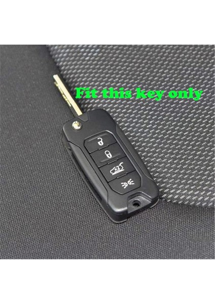 Siyah Zad Silikon Kauçuk Araba Anahtarı Kılıf Kapak Fob Jeep Renegade Sert Çelik Katlanır Uzaktan 4 Düğmeli Anahtarsız (Yurt Dışından) indirimleri
