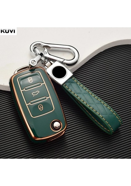 Kırmızı Yeni Tpu Araba Anahtarı Kılıfı Kabuk Fob Vw Volkswagen Polo Tiguan Passat B5 B6 B7 Golf K6 Jetta Lavida Skoda Octavia Için (Yurt Dışından) fırsatları
