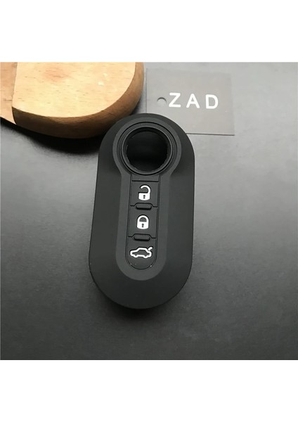Pembe Zad Silikon Anahtar Kapağı Kılıf Seti Kabuk Cilt Fiat Düğmeler Için Flip Uzaktan Anahtar Boş Fob Otomobil Parçaları Araba Aksesuarları Renkli (Yurt Dışından)