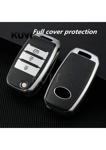 Mavi-Anahtarlık Deri Tpu Katlanır Anahtar Kılıfı Kia Rio 3 K2 Ceed Cerato K3 Sportage Anto K5 Optima Sorento Forte Stinger (Yurt Dışından) indirimleri