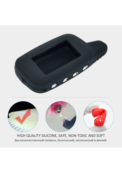 Mavi Silikon Anahtar Kutu Pantera Slk Rs 625RS 650RS 675RS Araba Alarmı LCD Uzaktan Kumanda Kapak Korumak (Yurt Dışından) fırsatları