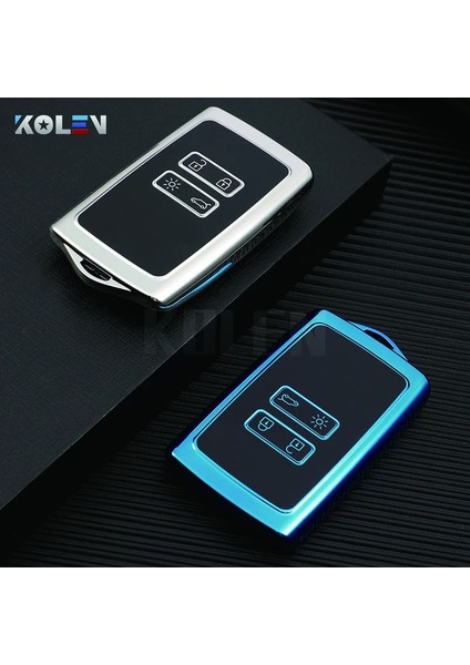 Metal Anahtarlık Tpu Araba Akıllı Anahtar Kılıfı Kabuk Fob Renault Koleos Kadjar Clio Megane Captur Espace Kangoo Sandero Tılsım Aksesuarları (Yurt Dışından) fiyatları