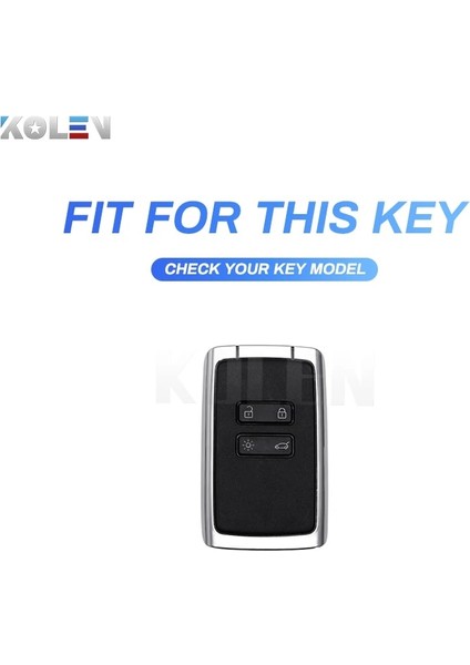 Metal Anahtarlık Tpu Araba Akıllı Anahtar Kılıfı Kabuk Fob Renault Koleos Kadjar Clio Megane Captur Espace Kangoo Sandero Tılsım Aksesuarları (Yurt Dışından) indirimleri