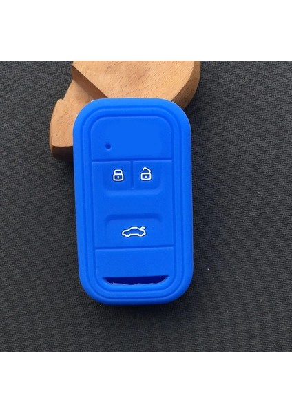 Mavi Zad Starline Silikon Anahtar Kutusu Uzaktan Kapak Chery 8 Için Koruyun 3 Düğmeler Araba Çevirme Anahtarı Kabuk Aksesuarları Kılıf Starline (Yurt Dışından)