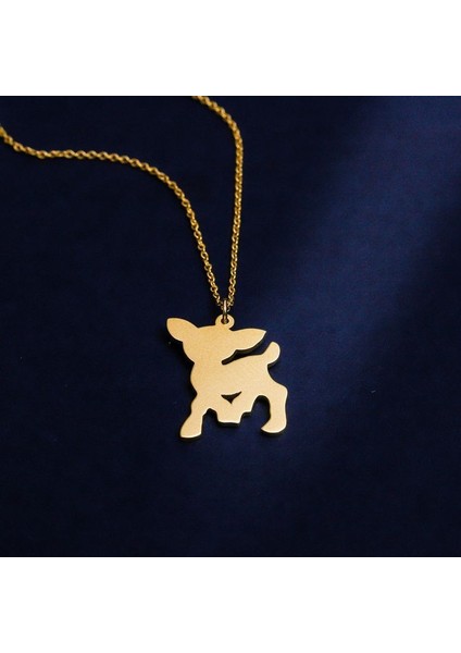925 Ayar Gümüş Bambi Kolye